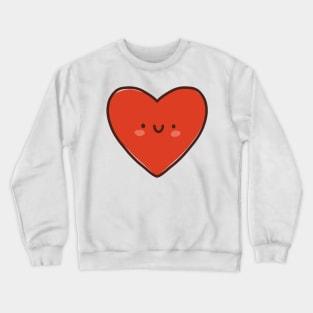 Kawaii heart Crewneck Sweatshirt